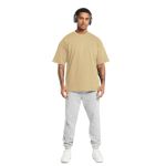 Camiseta Oversized Algodão Masculina Bege