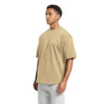 Camiseta Oversized Algodão Masculina Bege