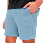 Bermuda Linho Premiun Masculina Azul Bebe