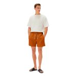 Bermuda Linho Premiun Masculina Terracota