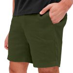 Bermuda Linho Premiun Masculina Verde Militar