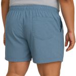 Bermuda Linho Premiun Masculina Azul Bebe Plus Size