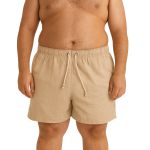 Bermuda Linho Premiun Masculina Cru (palha) Plus Size