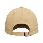 Boné Bege Dad Hat Aba Curva Fita 6 Paineis