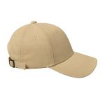 Boné Bege Dad Hat Aba Curva Fita 6 Paineis