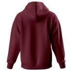 Blusa De Moletom Canguru e Capuz Vinho