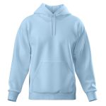 Blusa De Moletom Canguru e Capuz Azul Bebe