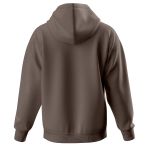 Blusa De Moletom Canguru e Capuz Café