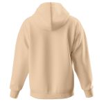 Blusa De Moletom Canguru e Capuz Bege
