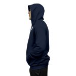 Blusa De Moletom Canguru e Capuz Azul Marinho