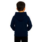 Blusa De Moletom Canguru e Capuz Azul Marinho Infantil