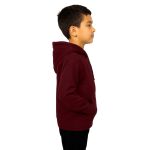 Blusa De Moletom Canguru e Capuz Vinho Infantil