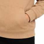 Blusa De Moletom Canguru e Capuz Bege Infantil