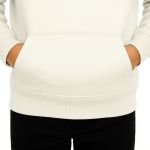 Blusa De Moletom Canguru e Capuz Off White Infantil