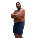Short Tactel Liso Masculino Plus Size Azul Marinho