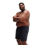 Short Tactel Liso Masculino Plus Size Preto