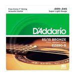 Cordas Para Violão D´addario (conjunto) 09 010 011