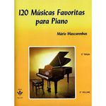 Método Para Piano 120 Músicas Favoritas Mário Mascarenhas
