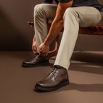 Bota Masculina Ankle Boot Cheville Café