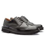 Sapato Masculino Brogue Preto