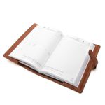Capa de Agenda em Couro Caramelo