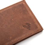 Carteira Masculina Em Couro Tam / Café