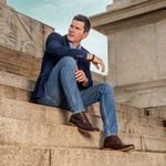 Bota Masculina Ankle Boot Sola De Couro com Antiderrapante Floater Café