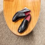 Sapato Masculino Loafer Sola De Couro com Borracha Absolut Preto