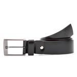 Cinto Masculino em Couro 4 Cm Largura - Preto