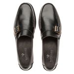 Sapato Mocassim Argentino Em Couro Sola De Couro Absolut Preto