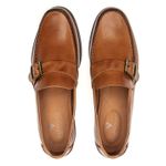 Sapato Mocassim Argentino Em Couro Sola De Couro Com Absolut Caramelo
