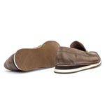 Mocassim Casual Masculino Nobuck Grey