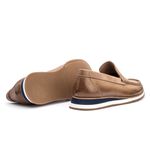 Mocassim Casual Masculino Nobuck Bege