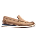 Mocassim Casual Masculino Nobuck Bege