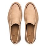 Mocassim Casual Masculino Nobuck Bege