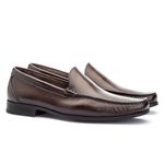 Sapato Masculino Mocassim Em Couro Absolut Café