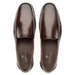 Sapato Masculino Mocassim Em Couro Absolut Café