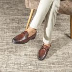Sapato Masculino Mocassim Em Couro Absolut Castanho