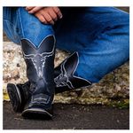 Bota Texana Masculina Preta
