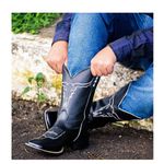 Bota Texana Masculina Preta