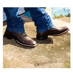 Botina Texana Masculina Couro Floater