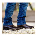 Botina Texana Masculina Couro Floater
