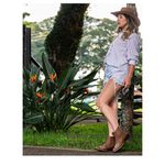 Botina Texana Feminina Girassol