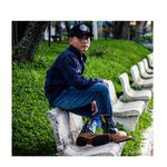 Bota Texana Masculina Bico Quadrado Couro