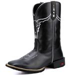 Bota Texana Masculina Preta