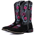 Bota Texana Feminina Bico Quadrado