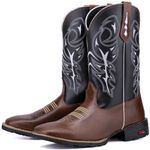 Bota Texana Masculina Detalhe em Prata