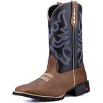 Bota Texana Masculina Tribal Azul