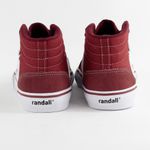 Tênis Randall Lona Camurça Hi Top - Vinho