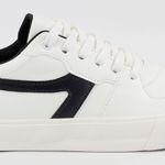 Tênis Randall Street Sintético Nice - Branco Preto